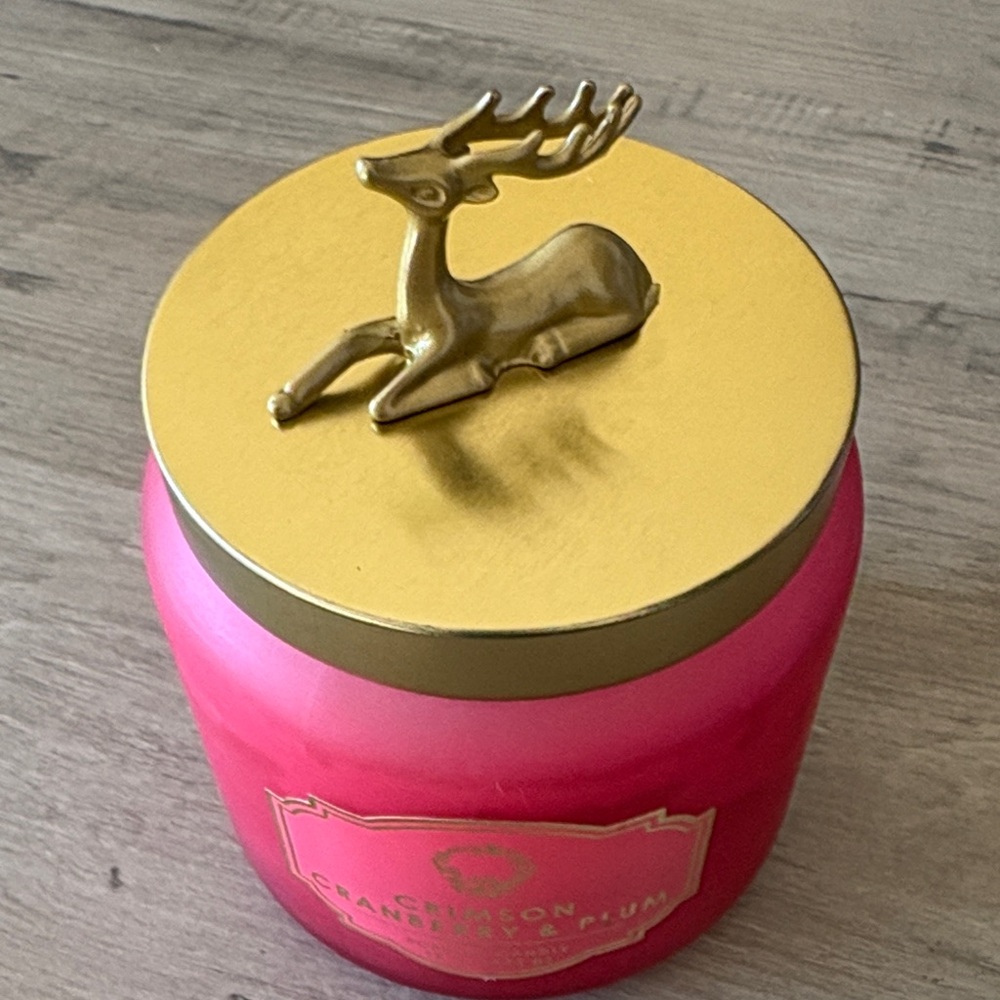 Crimson cranberry and plum candle